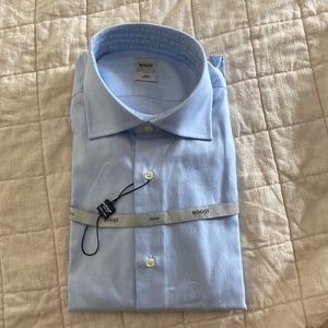Fine Italian blue dress shirt